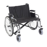 Sentra Ec Heavy Duty Extra Wide Wheelchair, Detachable Full Arms, Swing Away Footrests, 28" Seat - BeHope