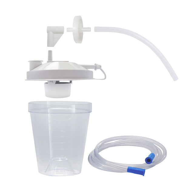 Case Of 12 Disposable Suction Canisters, 800cc - BeHope