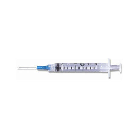 BX100 TERUMO LUER LOCK SYRINGE W/ NEEDLE, 22G X 1.5 IN, 3CC - BeHope