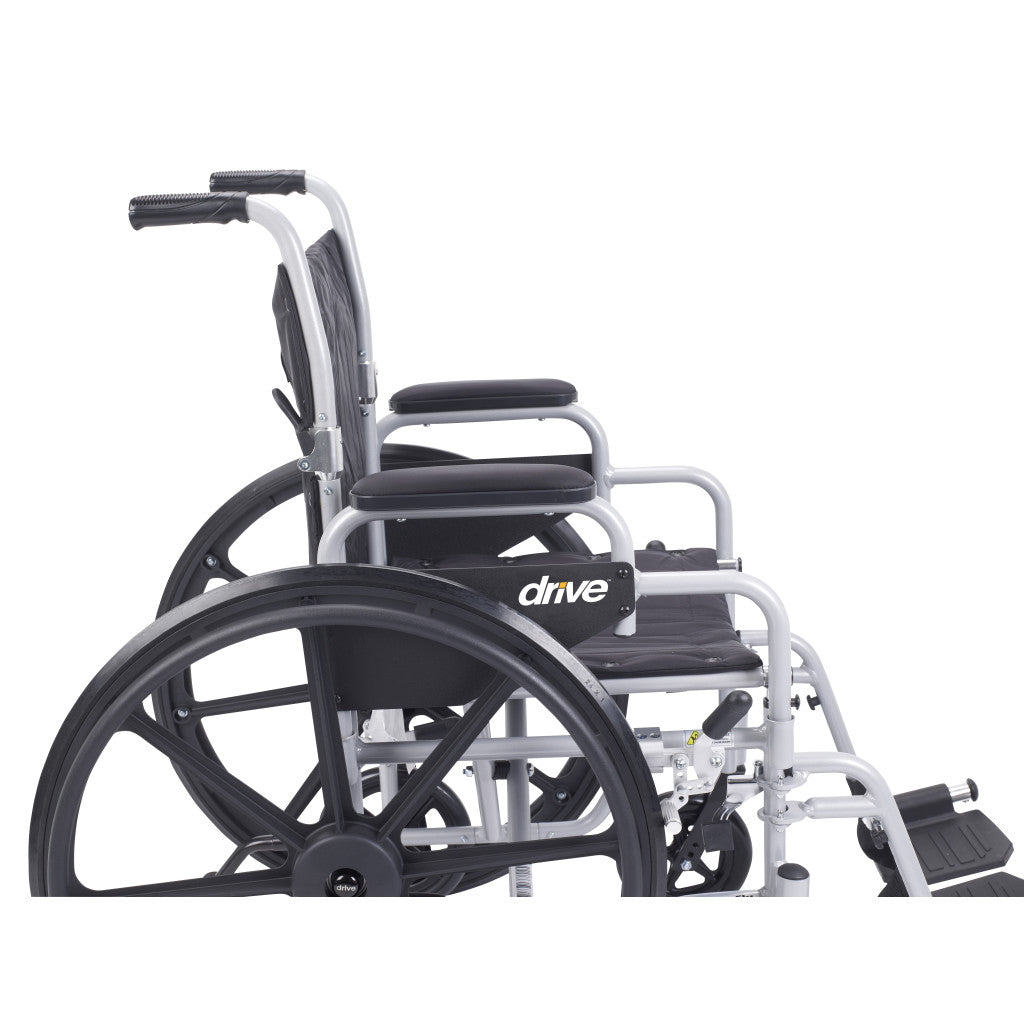 Poly-fly High Strength, Lightweight Wheelchair/flyweight Transport Chair Combo - BeHope