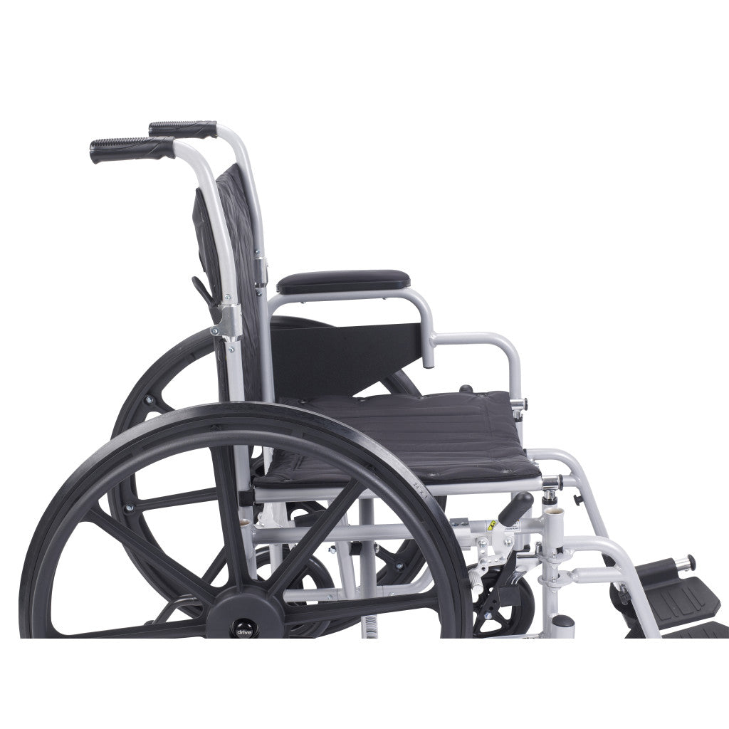Poly-fly High Strength, Lightweight Wheelchair/flyweight Transport Chair Combo - BeHope