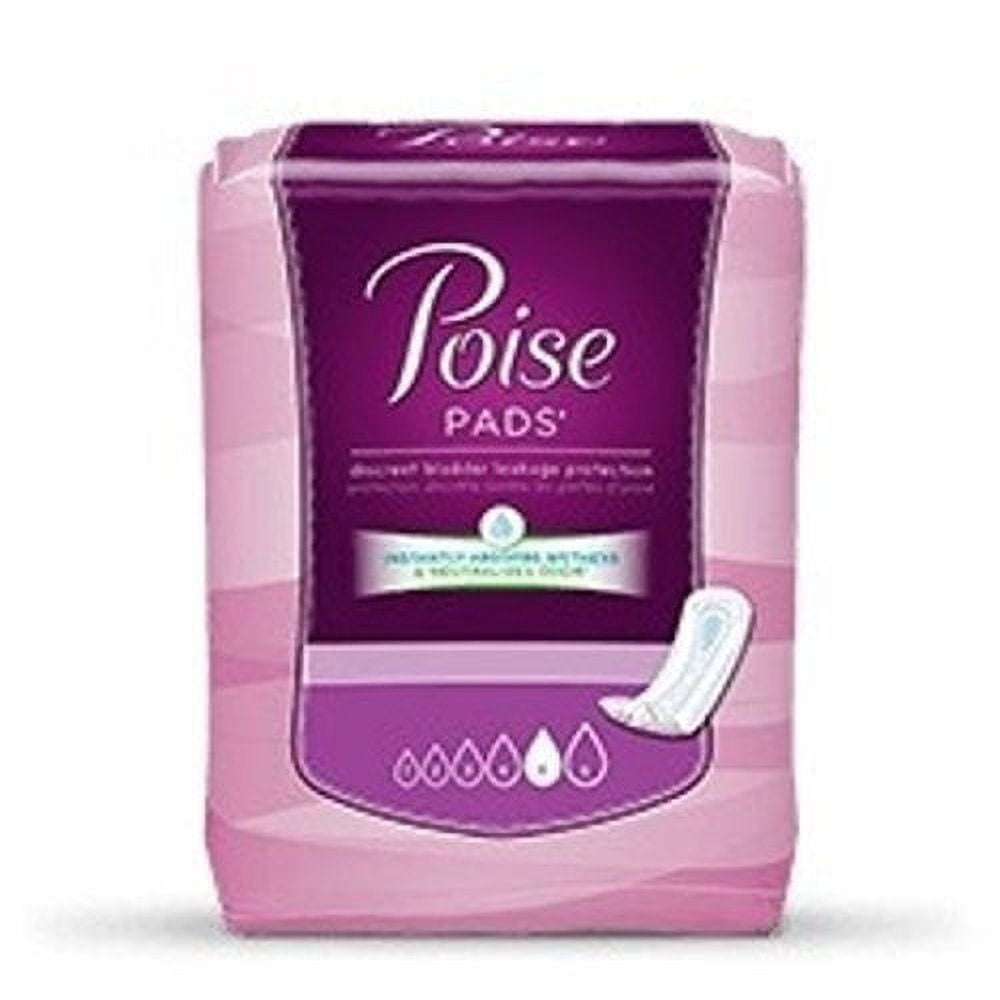 Poise Original Maximum Regular Non-winged Pads Regular - Package Of 14 - Behope