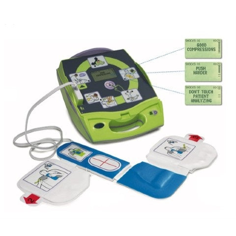 EA/1 ZOLL AED PLUS SEMI-AUTO EXTERNAL DEFIBRILLATOR W/ PADS CASE & BATTERIES (SPECIAL ORDER) - BeHope