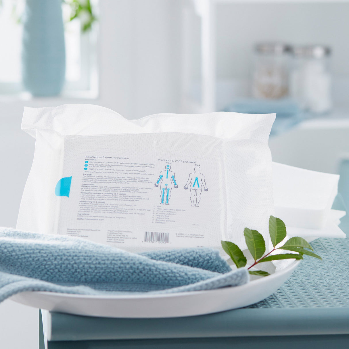 Rinse-Free Bath Wipe Bedside-Care® EasiCleanse™ Soft Pack Scented 30 Count