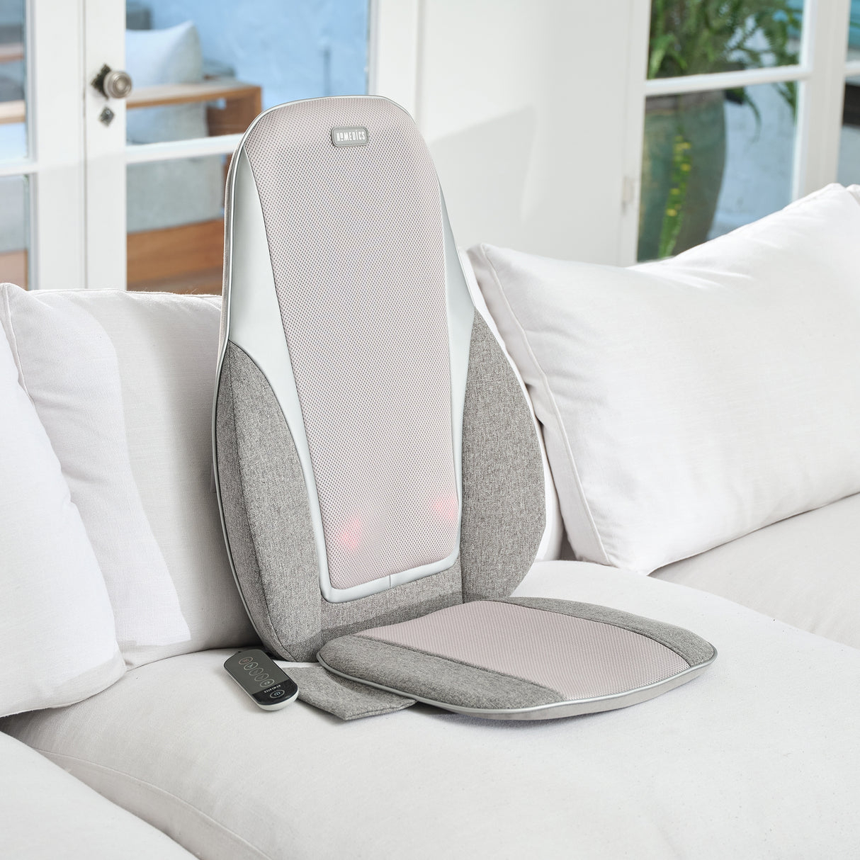 Massage Cushion with Heat HoMedics® Shiatsu Pro 5-5/16 X 17-1/2 X 24-1/2 Inch