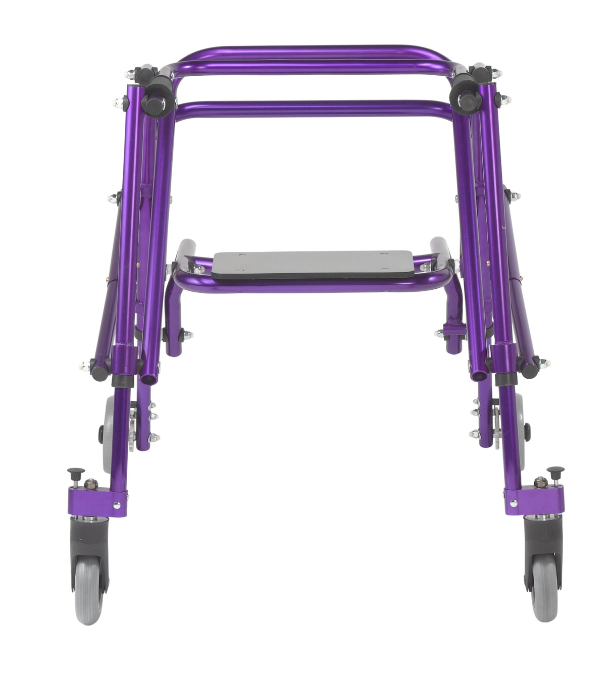 Andador posterior ligero Nimbo 2G con asiento, mediano, color morado mago