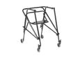 Nimbo 2G Lightweight Posterior Walker with Seat, Extra Large, Emperor Black - BeHope