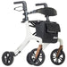 AeroWalk Ultra-Lite Rollator Rolling Walker, White - Behope - 10277WT