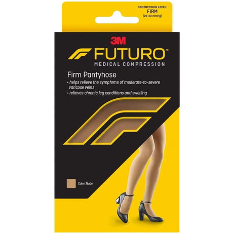 Compression Pantyhose 3M™ Futuro™ Waist High Large Nude Closed Toe - BeHope