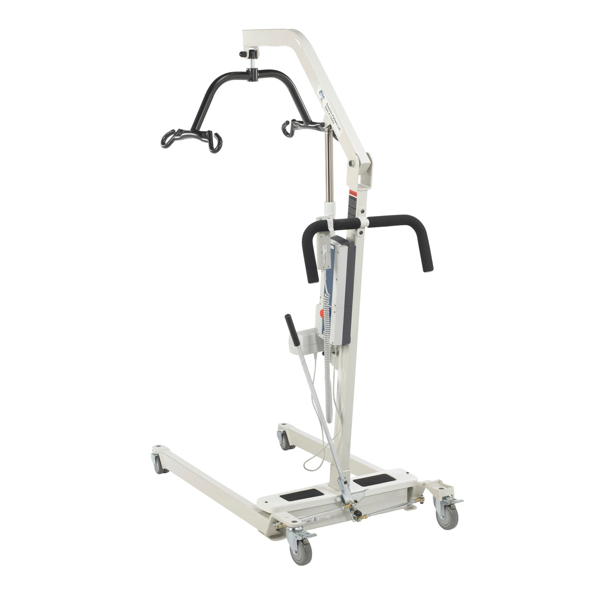 Bariatric Battery Powered Electric Patient Lift with Four Point Cradle and Rechargeable, Removable Battery