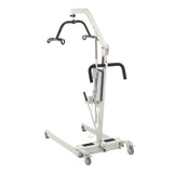 Bariatric Battery Powered Electric Patient Lift with Four Point Cradle and Rechargeable, Removable Battery