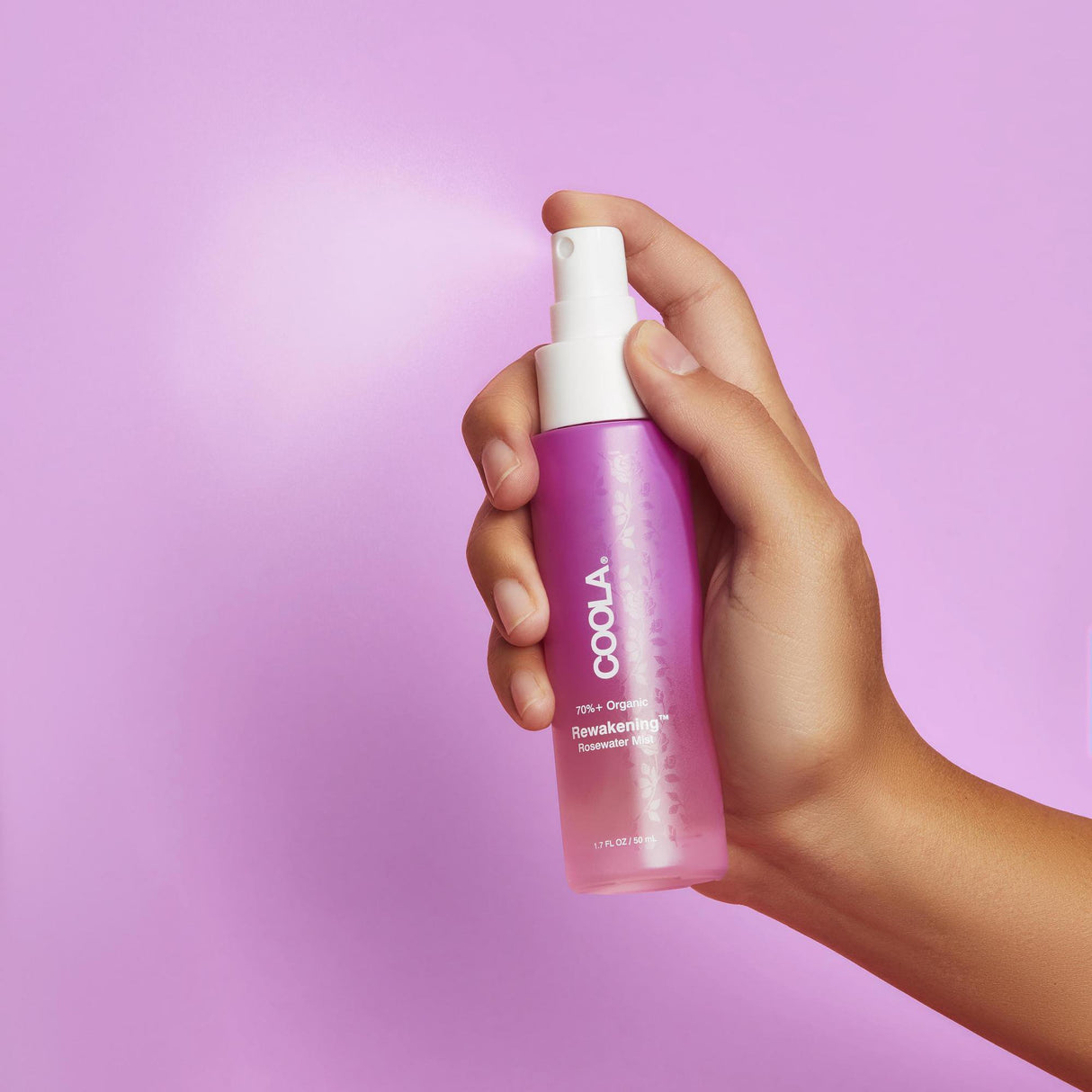 Facial Moisturizer Rewakening™ Rosewater Mist Face Spray 1.7 oz. Spray Bottle Floral Scent Liquid