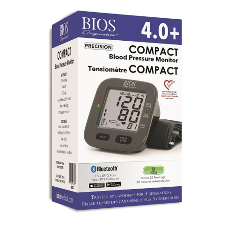 Bios Compact Blood Pressure Monitor With Bluetooth - Each - BeHope