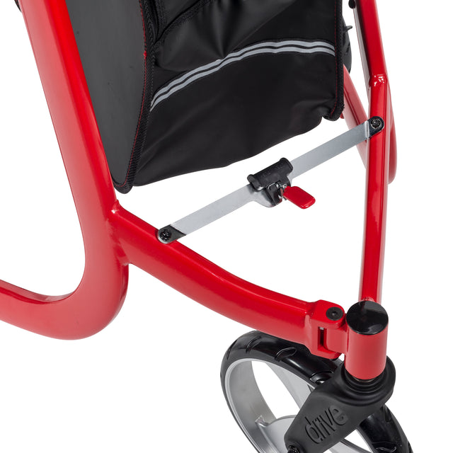 Nitro Euro Style 3-wheel Rollator Rolling Walker - BeHope