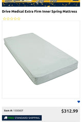 Inner Spring Mattress, Extra Firm - BeHope