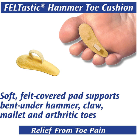 Hammer Toe Crest Pedifix® Large Pull-On Male 9 to 10 / Female 11 and Up Right Foot