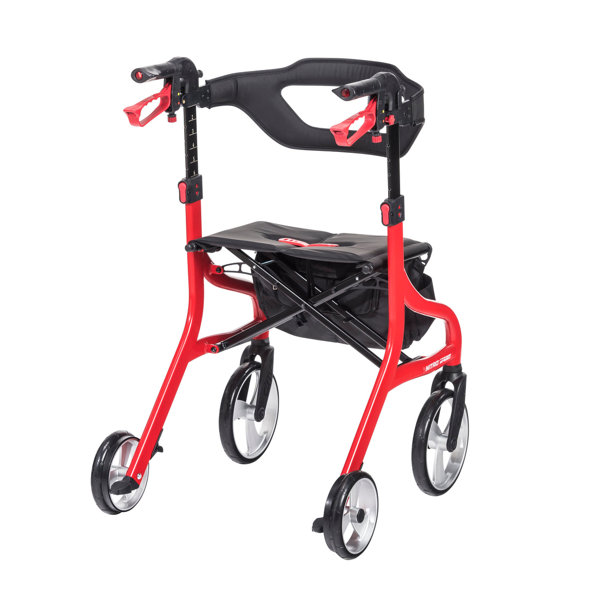 Nitro Sprint Rollator Rolling Walker, Tall - BeHope