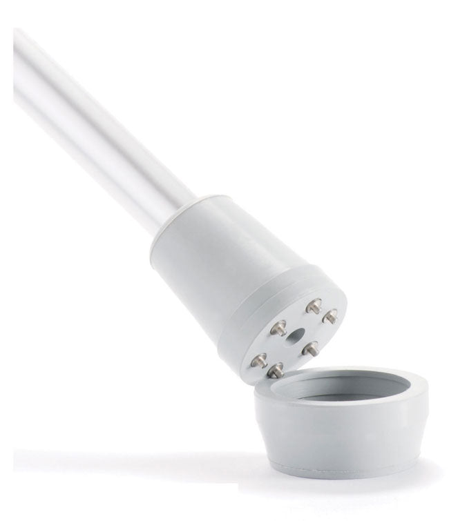 Rubber Cane Tip W/Spike And Cap