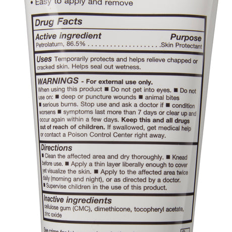 Skin Protectant with CMC Critic-Aid® Clear 6 oz. Tube Scented Ointment CHG Compatible
