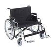 Sentra EC Heavy Duty Extra Wide Wheelchair, Detachable Desk Arms, Swing away Footrests, 28" Seat - BeHope