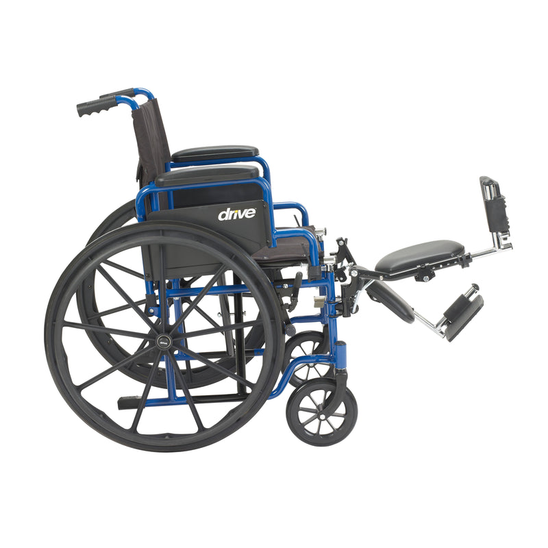 Blue Streak Wheelchair With Flip Back Desk Arms - BeHope