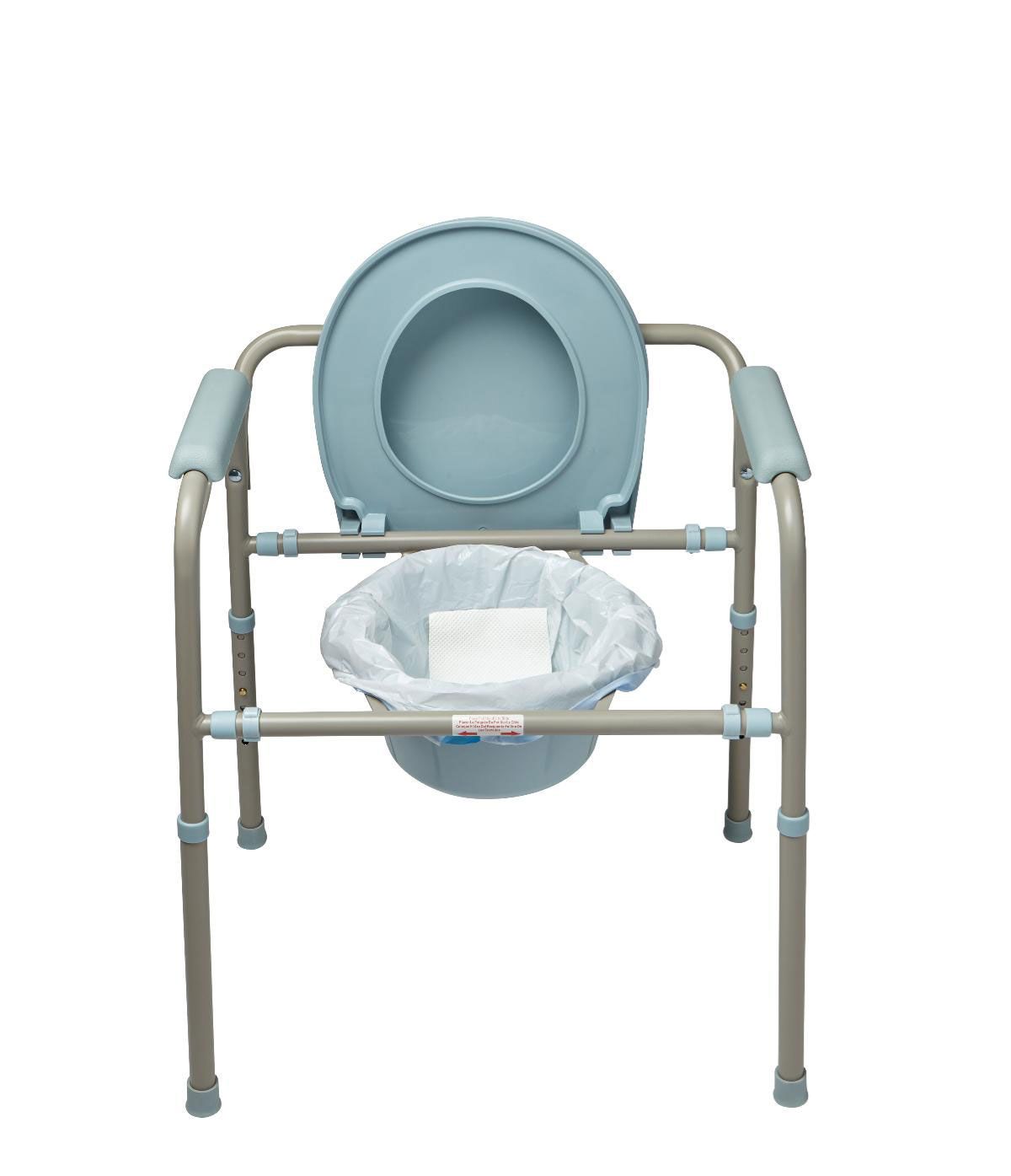 Medline Universal Commode Liner with Absorbent Pad