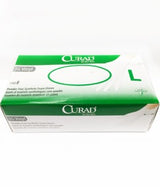 CURAD 3G Powder-Free Synthetic Vinyl Exam Glove, White