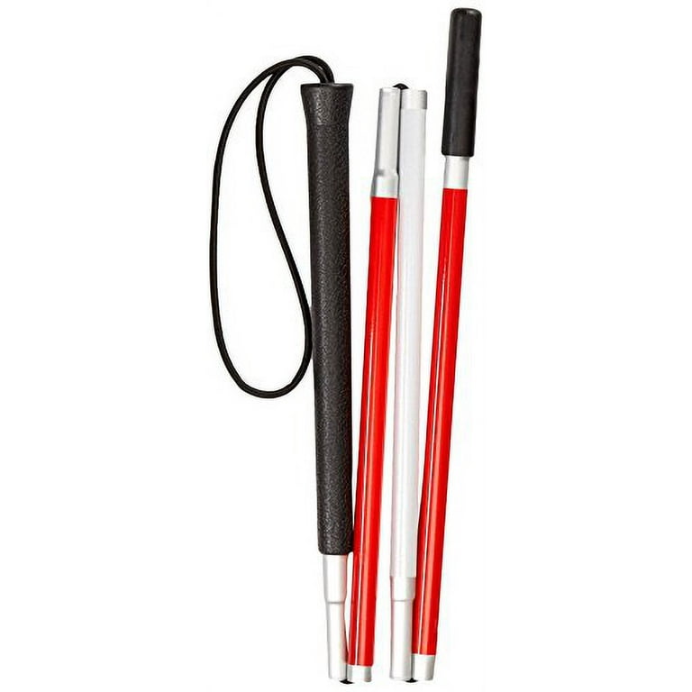 Folding Blind Cane With Wrist Strap - BeHope