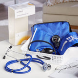 Reusable Aneroid / Stethoscope Set McKesson Brand 23 to 33 cm Adult Cuff Dual Head Sprague Stethoscope Pocket Aneroid