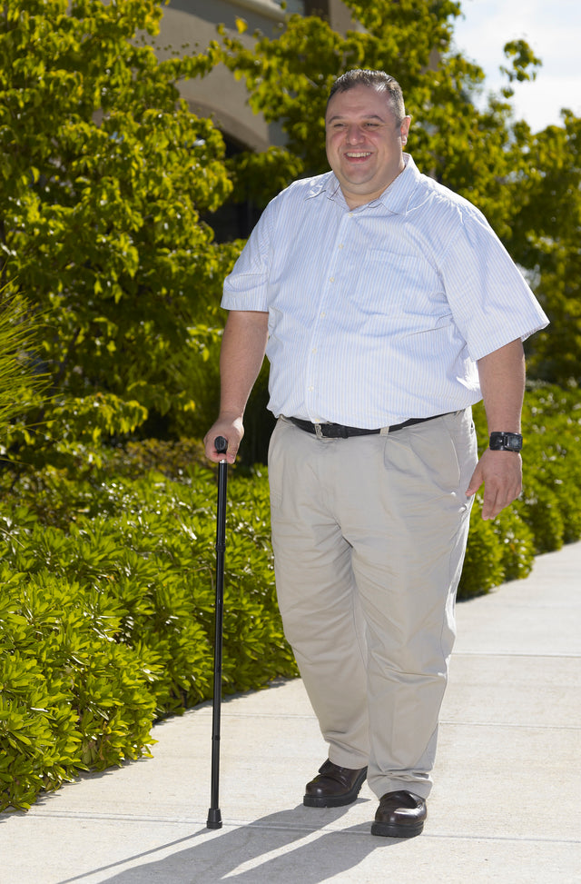 Heavy Duty Folding Cane Lightweight Adjustable With T Handle - BeHope