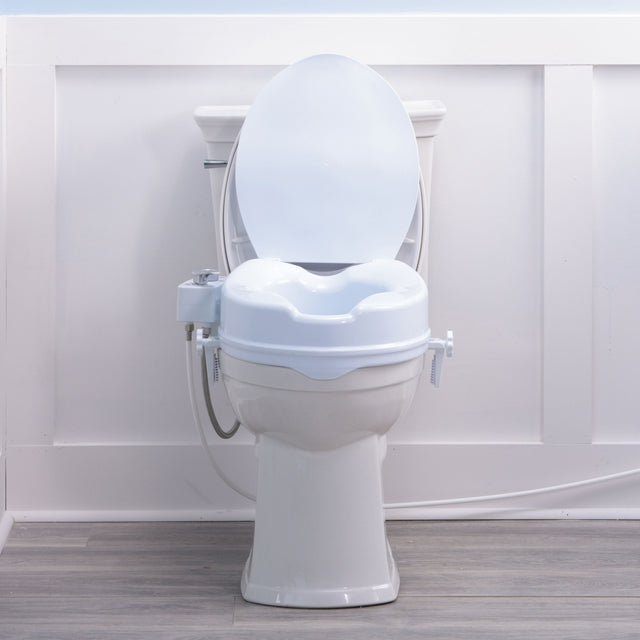 Preservetech Raised Toilet Seat With Bidet - BeHope