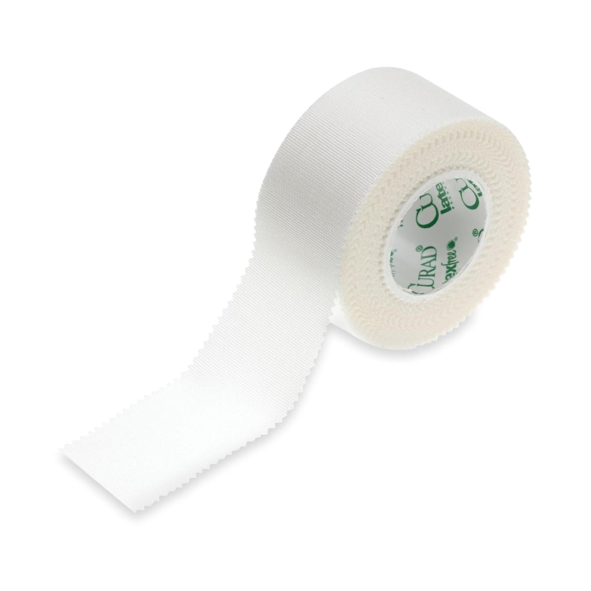 Water Resistant Medical Tape Curad White 1 Inch X 10 Yard Silk-Like Cloth NonSterile