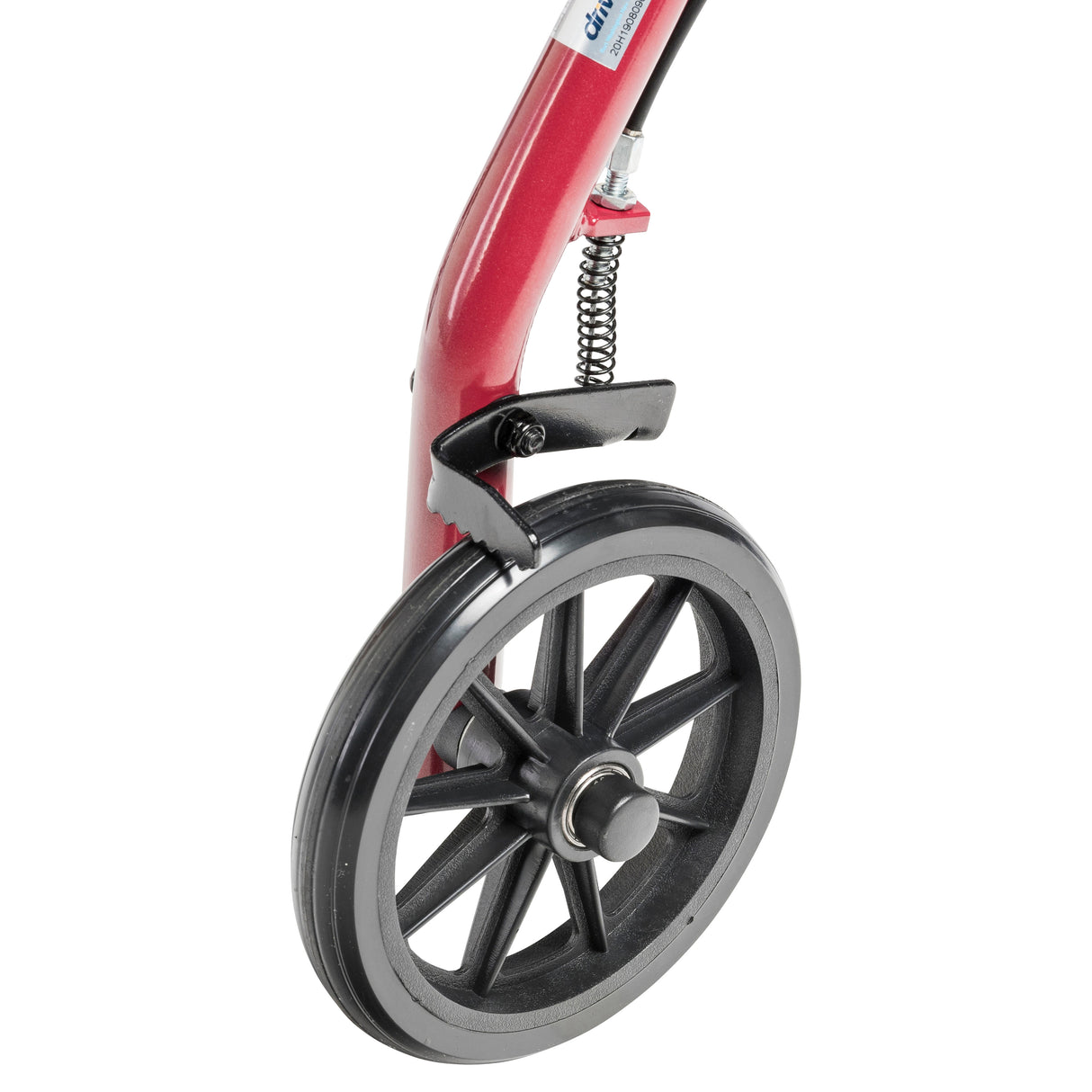 Rollator Rolling Walker with 6" Wheels, Fold Up Removable Back Support and Padded Seat