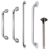 Powder Coated Grab Bar, White - BeHope