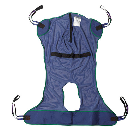 Full Body Patient Lift Sling, Mesh With Commode Cutout, Extra Large - BeHope