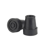 Large Base Quad Cane Tips, 3/4", Black - BeHope