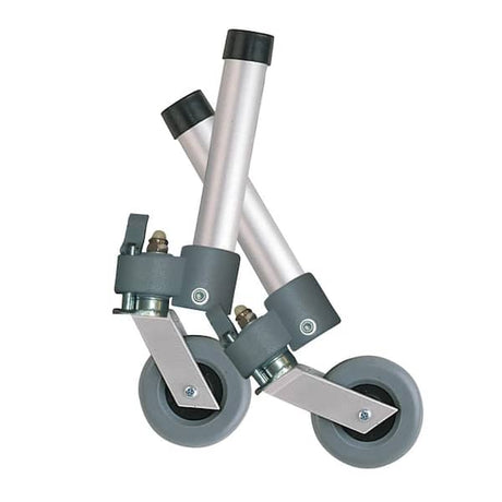 Locking Swivel Walker Wheels With Two Sets Of Rear Glides - BeHope