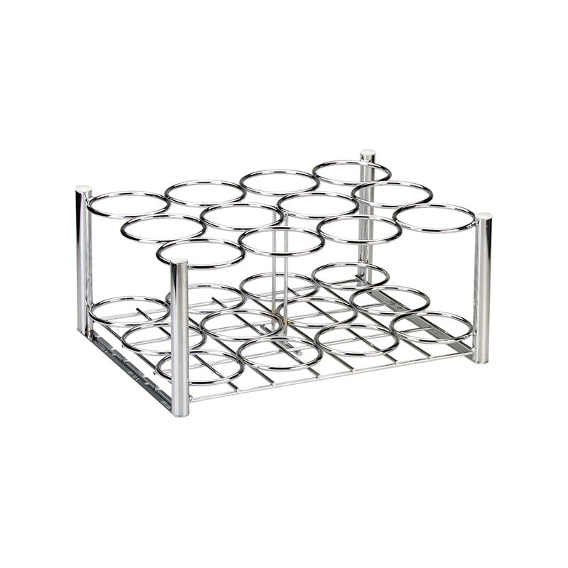 Chrome Oxygen Cylinder Rack - BeHope