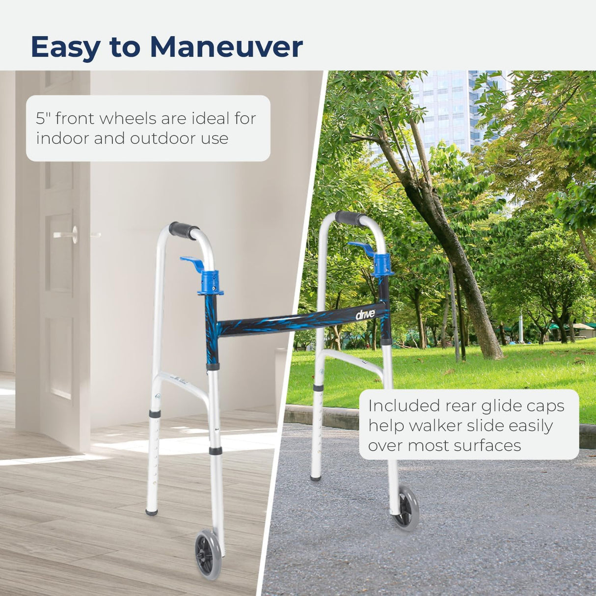 Trigger Release Folding Walker - BeHope