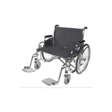 Sentra Ec Heavy Duty Extra Wide Wheelchair, Detachable Full Arms - BeHope