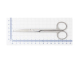 Surgical Scissor 4.5" Straight Sharp-blunt Stainless Steel Floor Grade Single-use In Sterile Package