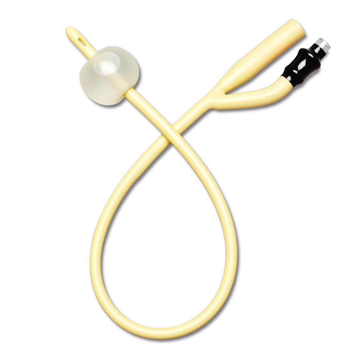 Catheter Foley Silicone Coated 2-way 10cc 20fr Case/12 Each