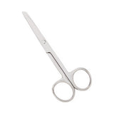 Surgical Scissor 4.5" Straight Sharp-blunt Stainless Steel Floor Grade Single-use In Sterile Package