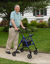 Adjustable Height Rollator Rolling Walker with 6" Wheels - BeHope