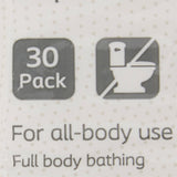Rinse-Free Bath Wipe Bedside-Care® EasiCleanse™ Soft Pack Scented 30 Count