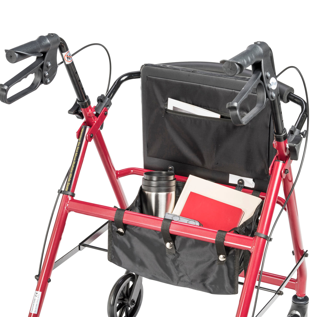 Adjustable Height Rollator Rolling Walker with 6" Wheels - BeHope