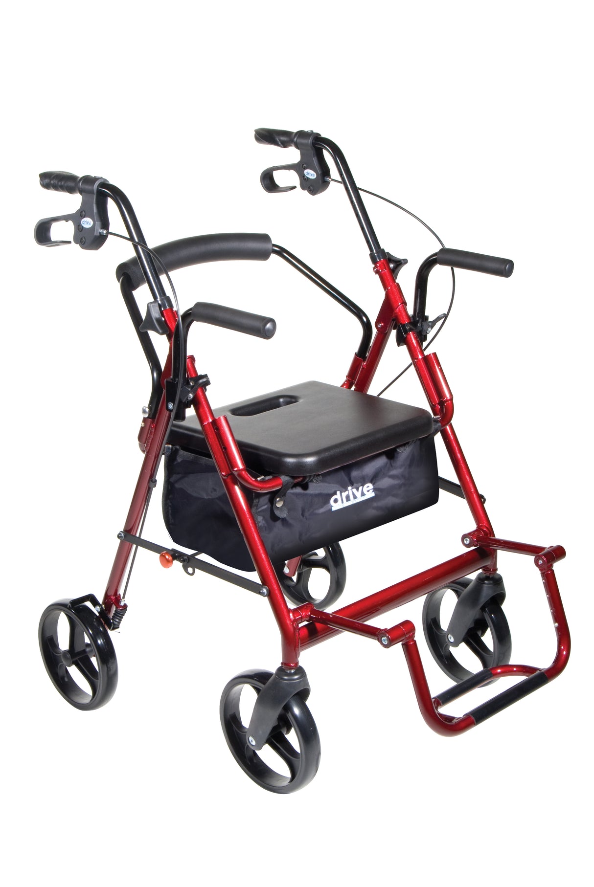 Duet Dual Function Transport Wheelchair Rollator Rolling Walker - BeHope