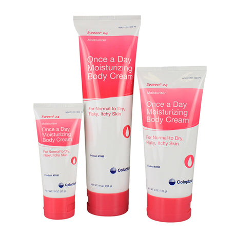 Hand and Body Moisturizer Sween® 24 2 oz. Tube Unscented Cream CHG Compatible