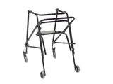 Nimbo 2G Lightweight Posterior Walker with Seat, Extra Large, Emperor Black - BeHope