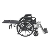 Viper Plus Light Weight Reclining Wheelchair with Elevating Leg rest and Flip Back Detachable Arms